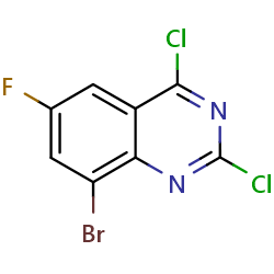 8-bromo-2,4-dichloro-6-fluoro-quinazolineͼƬ