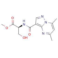 methyl(2S)-2-[(5,7-dimethylpyrazolo[1,5-a]pyrimidine-3-carbonyl)amino]-3-hydroxy-propanoateͼƬ