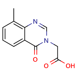 2-(8-methyl-4-oxo-3,4-dihydroquinazolin-3-yl)aceticacidͼƬ