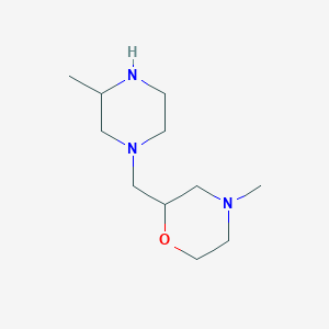4-methyl-2-[(3-methylpiperazin-1-yl)methyl]morpholineͼƬ