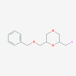 2-(Iodomethyl)-6-[(phenylmethoxy)methyl]-1,4-dioxaneͼƬ