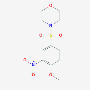 4-[(4-Methoxy-3-nitrobenzene)sulfonyl]morpholineͼƬ