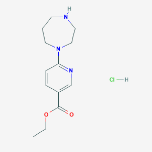 Ethyl 6-(1,4-Diazepan-1-yl)pyridine-3-carboxylate HydrochlorideͼƬ