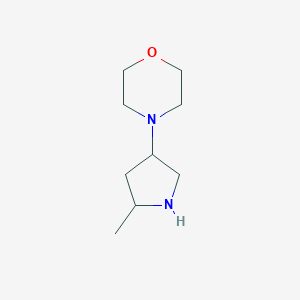 4-(5-methylpyrrolidin-3-yl)morpholineͼƬ