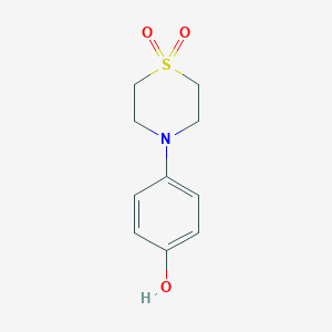4-(4-Hydroxyphenyl)thiomorpholine 1,1-DioxideͼƬ