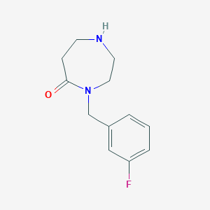4-(3-Fluorobenzyl)-1,4-diazepan-5-oneͼƬ