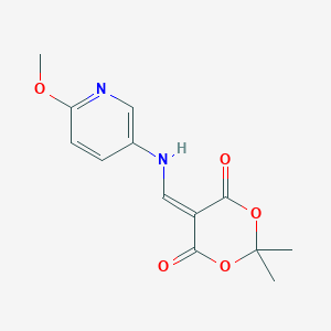 5-{[(6-Methoxy-3-pyridinyl)amino]methylene}-2,2-dimethyl-1,3-dioxane-4,6-dioneͼƬ