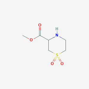methyl 1,1-dioxo-1lambda6-thiomorpholine-3-carboxylateͼƬ