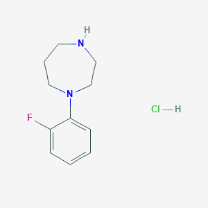 1-(2-Fluorophenyl)-1,4-diazepane HydrochlorideͼƬ