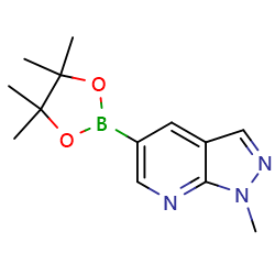 1-Methyl-5-(4,4,5,5-tetramethyl-1,3,2-dioxaborolan-2-yl)-1H-pyrazolo[3,4-b]pyridineͼƬ