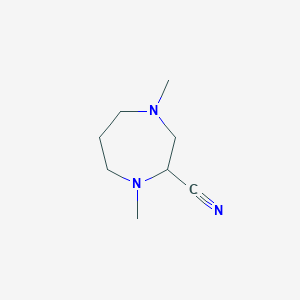 1,4-dimethyl-1,4-diazepane-2-carbonitrileͼƬ