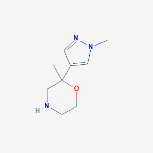 2-methyl-2-(1-methyl-1H-pyrazol-4-yl)morpholineͼƬ