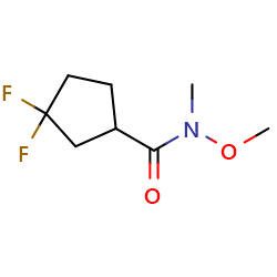 3,3-difluoro-N-methoxy-N-methylcyclopentane-1-carboxamideͼƬ