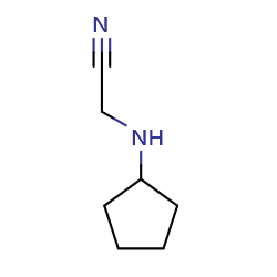 2-(cyclopentylamino)acetonitrile图片