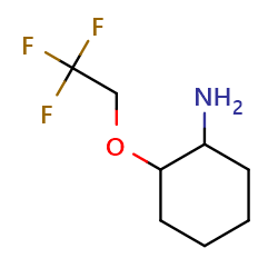 2-(2,2,2-trifluoroethoxy)cyclohexan-1-amine图片