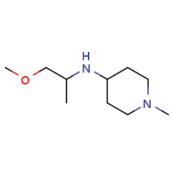 N-(1-methoxypropan-2-yl)-1-methylpiperidin-4-amine图片