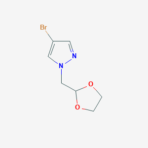 4-Bromo-1-(1,3-dioxolan-2-ylmethyl)pyrazoleͼƬ