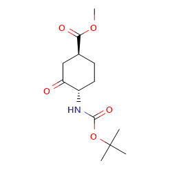 methyl(1S,4S)-4-{[(tert-butoxy)carbonyl]amino}-3-oxocyclohexane-1-carboxylateͼƬ
