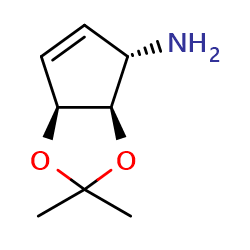 (3aR,4S,6aS)-2,2-dimethyl-2H,3aH,4H,6aH-cyclopenta[d][1,3]dioxol-4-amineͼƬ