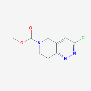 methyl3-chloro-5H,6H,7H,8H-pyrido[4,3-c]pyridazine-6-carboxylateͼƬ