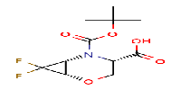 (1S,4S,6R)-5-[(tert-butoxy)carbonyl]-7,7-difluoro-2-oxa-5-azabicyclo[4,1,0]heptane-4-carboxylicacidͼƬ