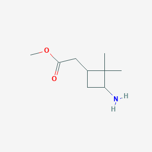 (3-Amino-2,2-dimethylcyclobutyl)aceticacidmethylesterhydrochlorideͼƬ