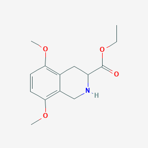 5,8-Dimethoxy-1,2,3,4-tetrahydro-isoquinoline-3-carboxylic acid ethyl esterͼƬ