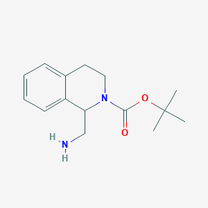 TERT-BUTYL 1-(AMINOMETHYL)-3,4-DIHYDROISOQUINOLINE-2(1H)-CARBOXYLATEͼƬ