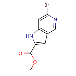 methyl6-bromo-1H-pyrrolo[3,2-c]pyridine-2-carboxylateͼƬ