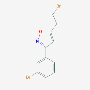 5-(2-Bromoethyl)-3-(3-bromophenyl)isoxazoleͼƬ