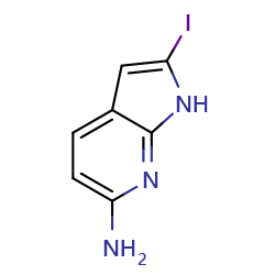 2-iodo-1H-pyrrolo[2,3-b]pyridin-6-amineͼƬ