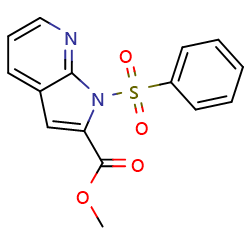 methyl1-(benzenesulfonyl)-1H-pyrrolo[2,3-b]pyridine-2-carboxylateͼƬ