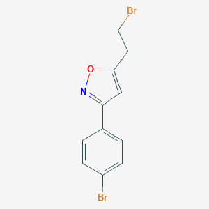 5-(2-Bromoethyl)-3-(4-bromophenyl)isoxazoleͼƬ