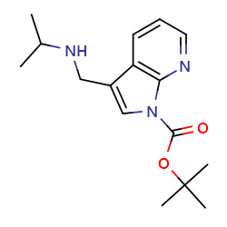 tert-butyl3-{[(propan-2-yl)amino]methyl}-1H-pyrrolo[2,3-b]pyridine-1-carboxylateͼƬ