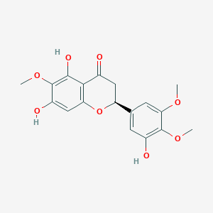 5,7,3'-Trihydroxy-6,4',5'-trimethoxyflavanone图片