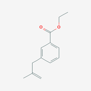 3-(3-Carboethoxyphenyl)-2-methyl-1-propeneͼƬ