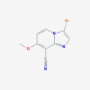 3-Bromo-7-methoxyimidazo[1,2-a]pyridine-8-carbonitrileͼƬ