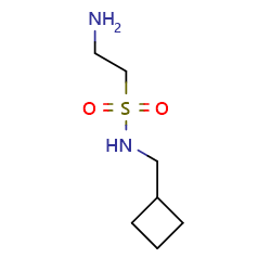 2-amino-N-(cyclobutylmethyl)ethane-1-sulfonamideͼƬ