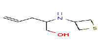 2-[(thietan-3-yl)amino]pent-4-en-1-olͼƬ