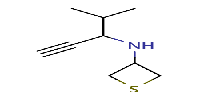N-(4-methylpent-1-yn-3-yl)thietan-3-amineͼƬ