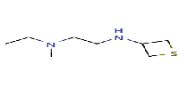 N-{2-[ethyl(methyl)amino]ethyl}thietan-3-amineͼƬ