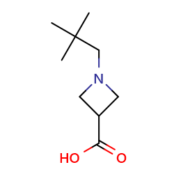 1-(2,2-dimethylpropyl)azetidine-3-carboxylicacidͼƬ