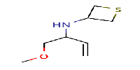 N-(1-methoxybut-3-en-2-yl)thietan-3-amineͼƬ