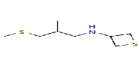 N-[2-methyl-3-(methylsulfanyl)propyl]thietan-3-amineͼƬ