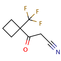 3-oxo-3-(1-(trifluoromethyl)cyclobutyl)propanenitrileͼƬ