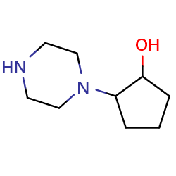 2-(piperazin-1-yl)cyclopentan-1-olͼƬ