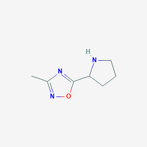 3-methyl-5-(pyrrolidin-2-yl)-1,2,4-oxadiazoleͼƬ