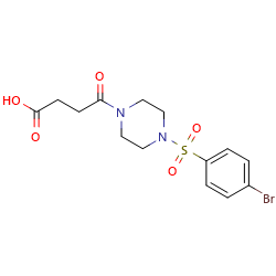 4-[4-(4-bromobenzenesulfonyl)piperazin-1-yl]-4-oxobutanoicacidͼƬ