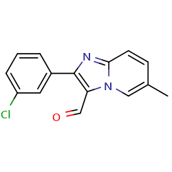 2-(3-chlorophenyl)-6-methylimidazo[1,2-a]pyridine-3-carbaldehydeͼƬ
