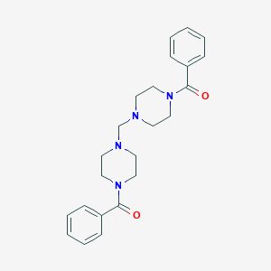 1-Benzoyl-4-[(4-benzoylpiperazin-1-yl)methyl]piperazineͼƬ